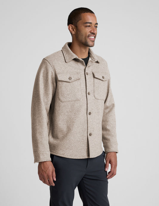 Day to Night Wool Men's Shirt Jacket