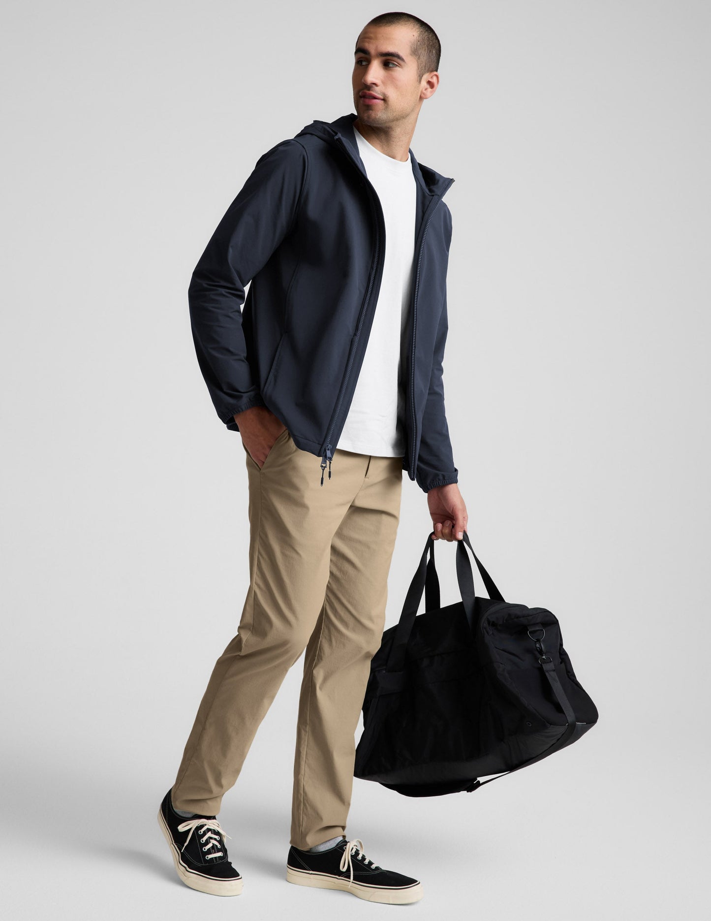 AirLite Men's Hooded Full Zip Jacket