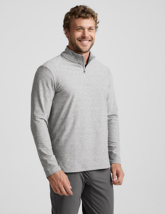 Spacedye™ Terrain Men's Quarter Zip Pullover
