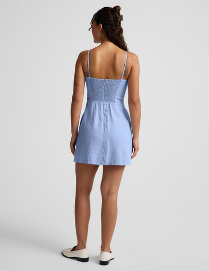 SoftWash Linen Seaside Mini Dress