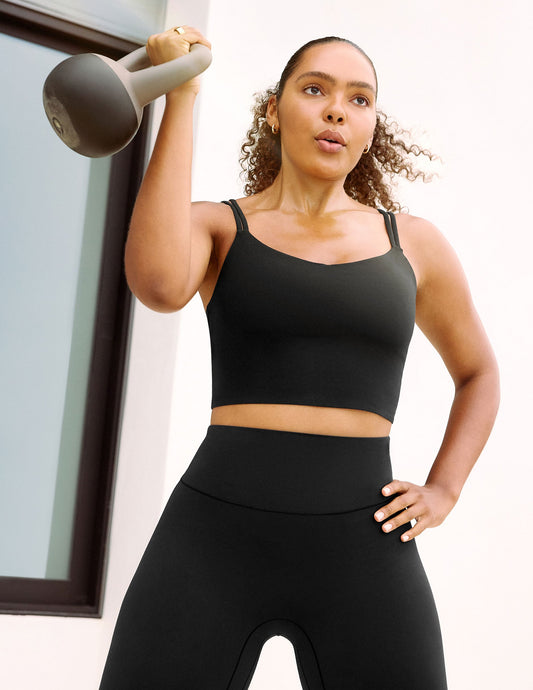 glowzone™ Strappy Cropped Tank