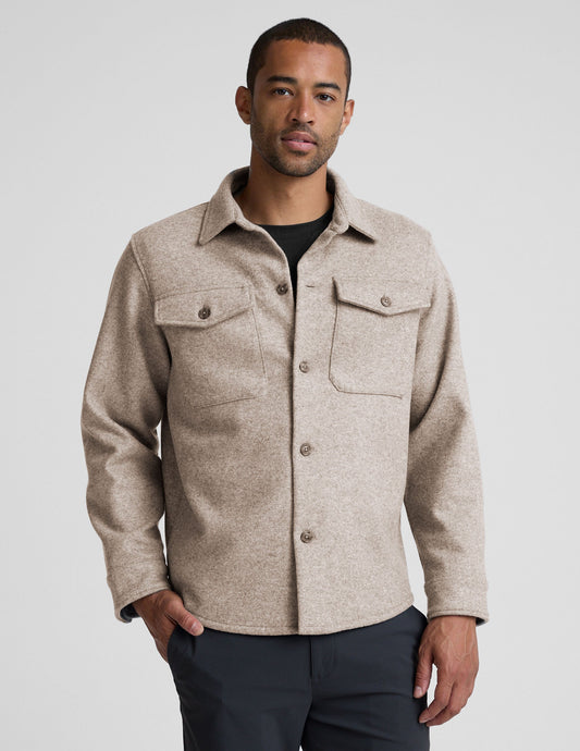 Day to Night Wool Men's Shirt Jacket