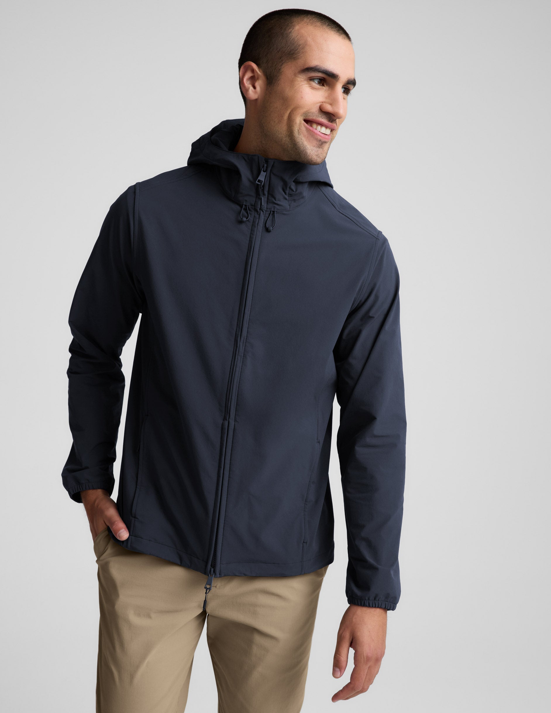 AirLite Men's Hooded Full Zip Jacket