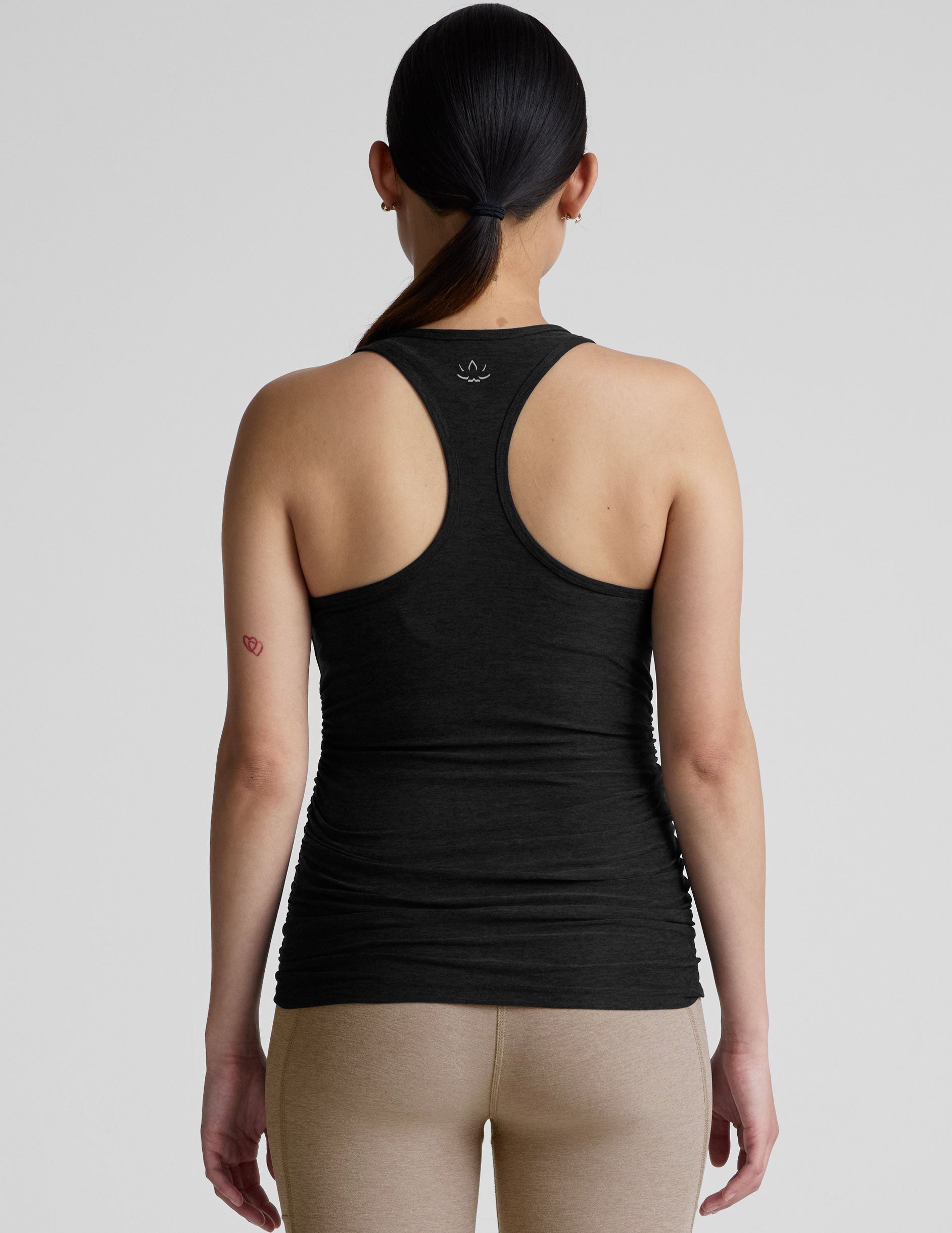 black maternity tank top