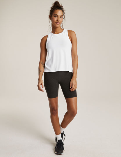 white tank top