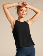 black tank top