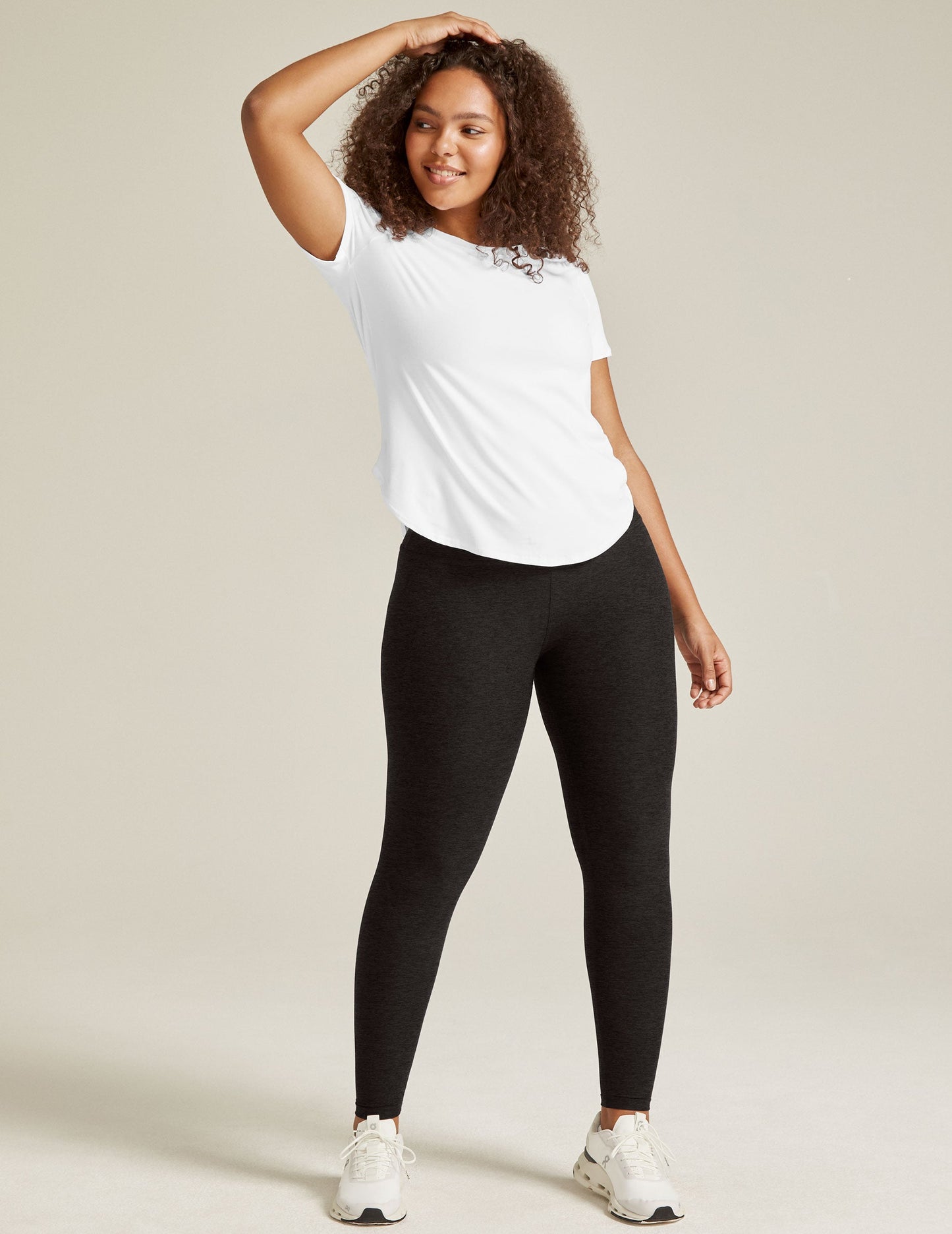 white short sleeve top