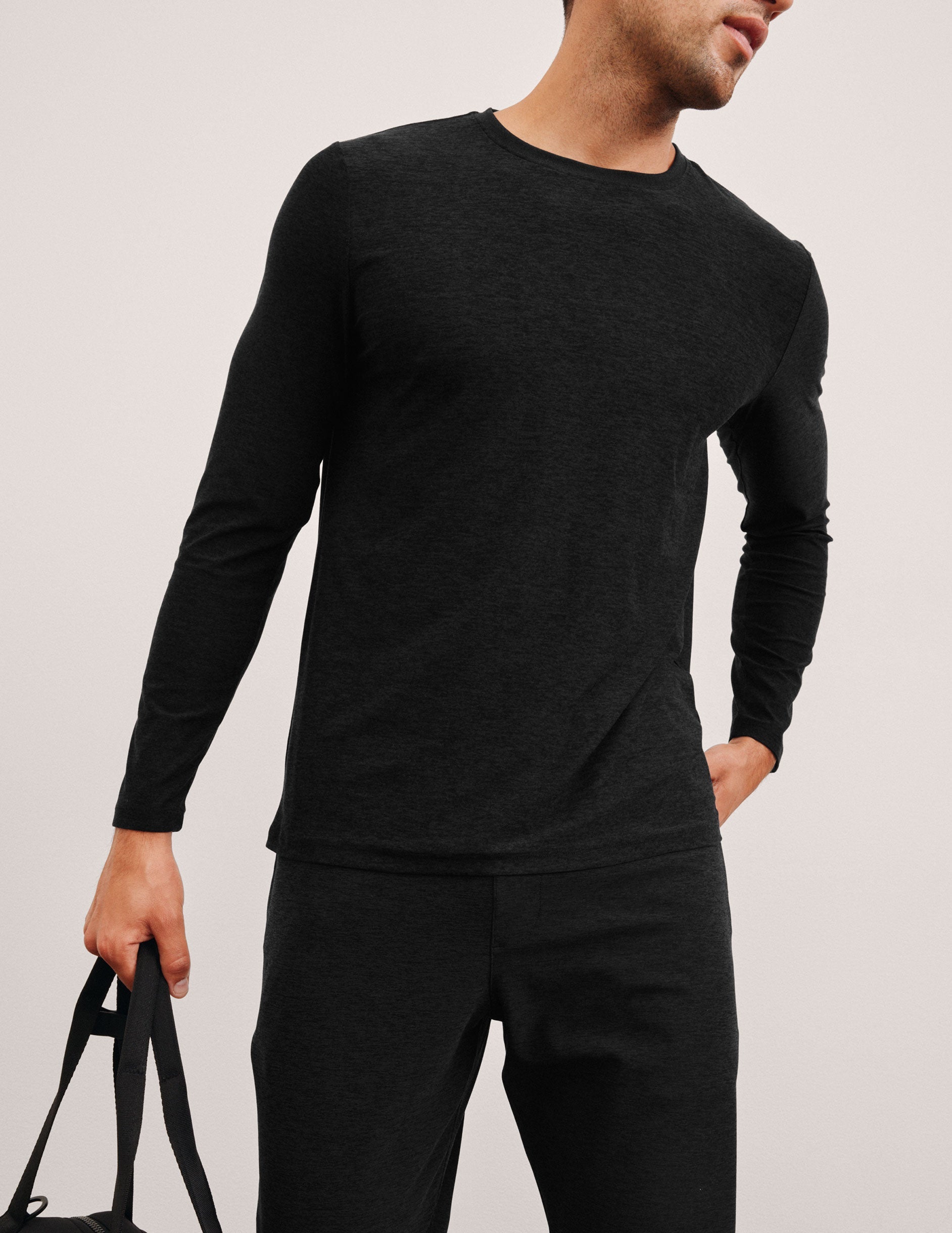 black men's long sleeve.
