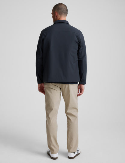 Rear view of the cream Element Men's Chino Trouser 32" showing its tailored straight-leg fit and solid neutral color.