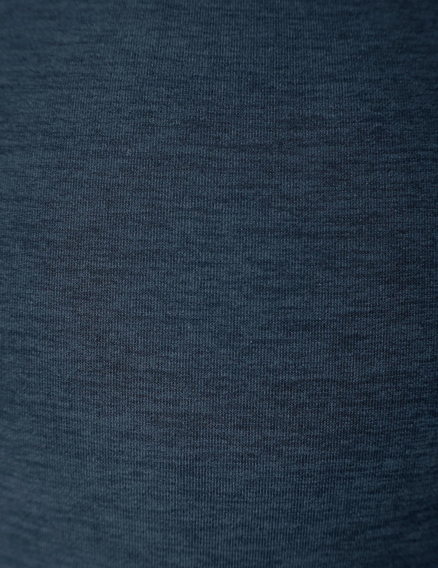 Close-up of the nocturnal navy marled knit fabric on the Spacedye Beyond the Bump Maternity Midi Jogger.