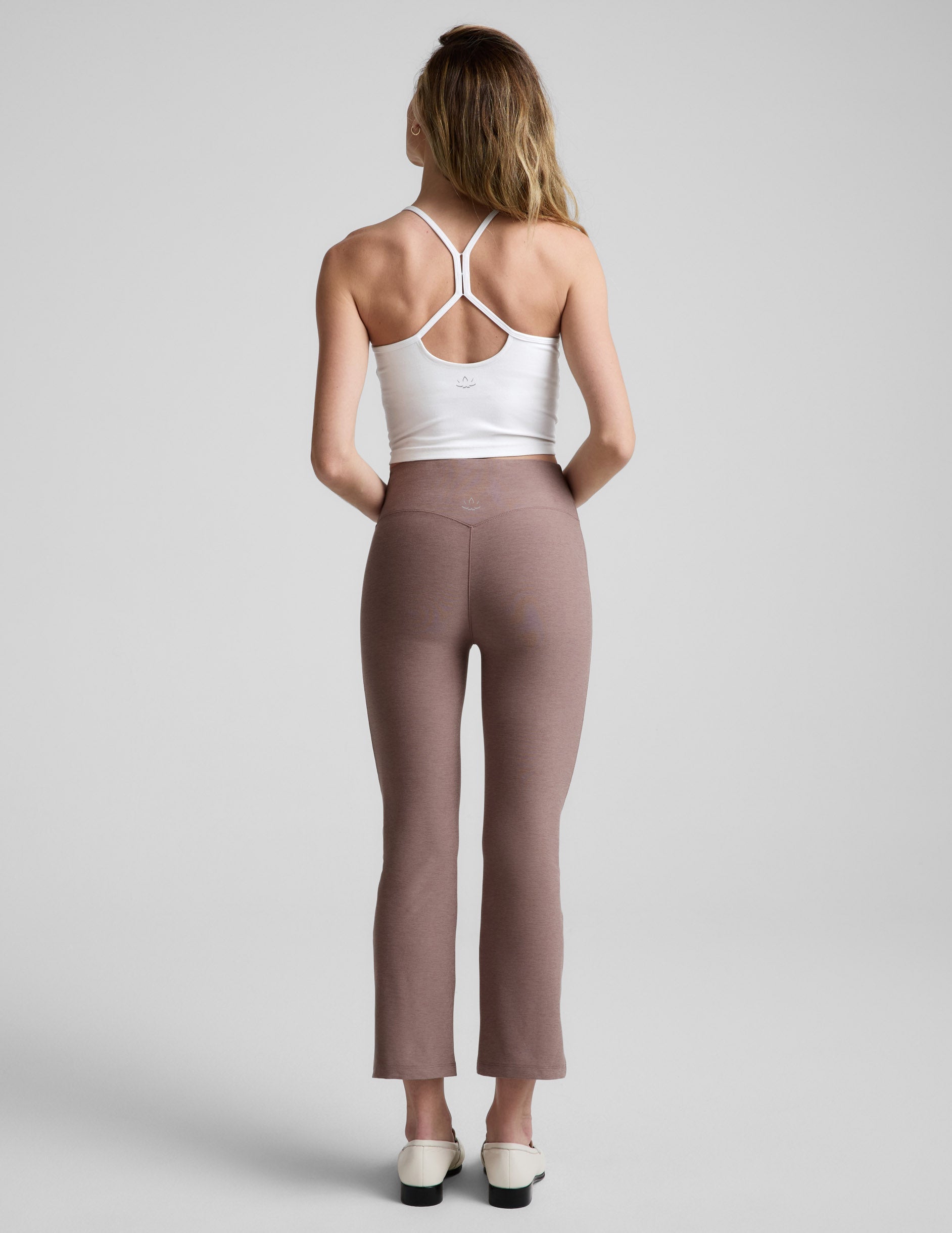 Spacedye™ Pintuck Kick Flare High Waisted Pant
