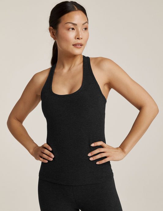 black tank top