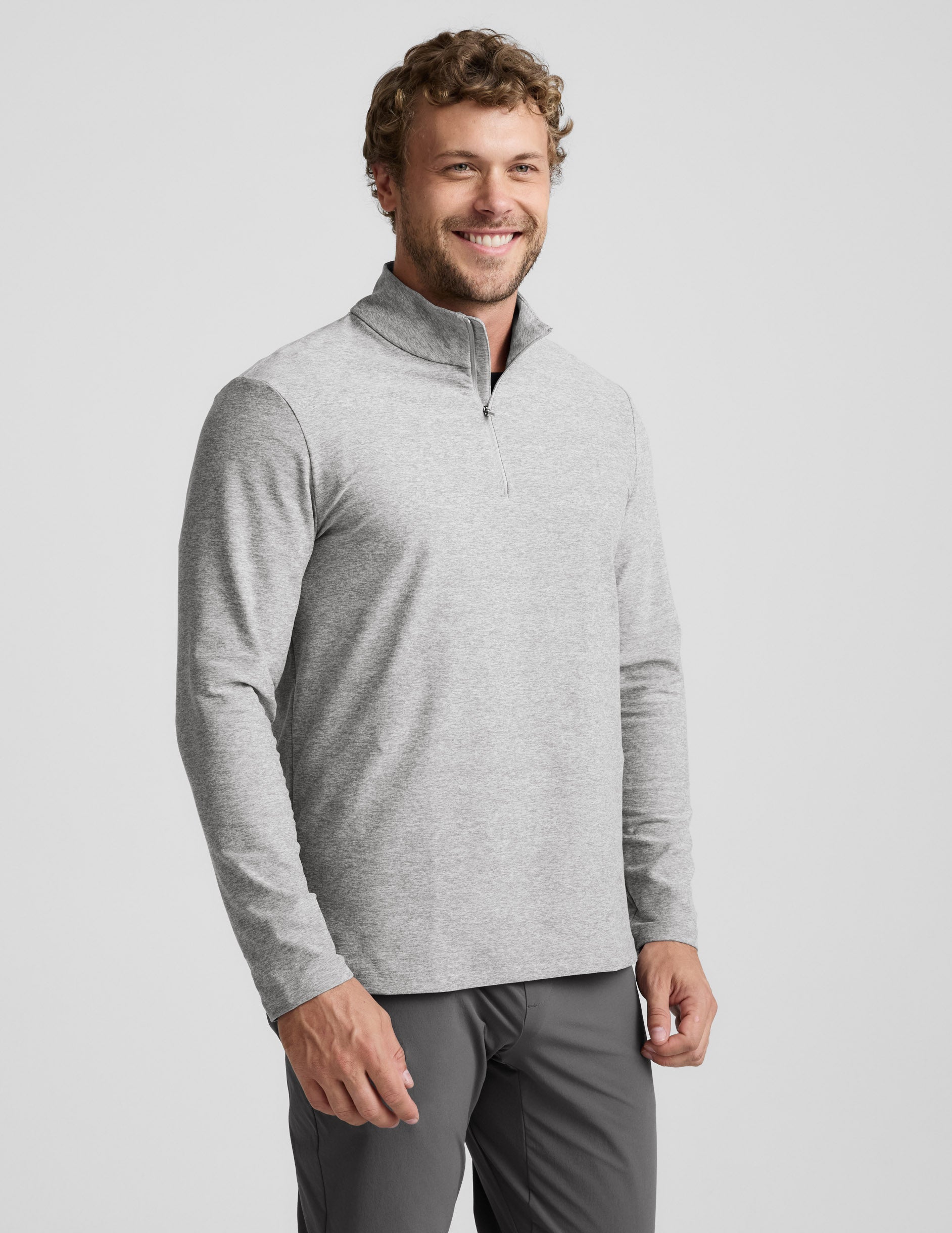 Spacedye™ Terrain Men's Quarter Zip Pullover