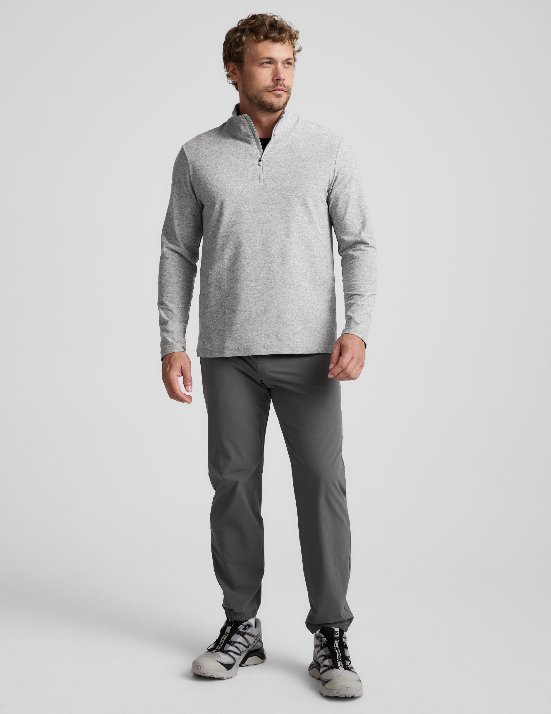 Spacedye™ Terrain Men's Quarter Zip Pullover