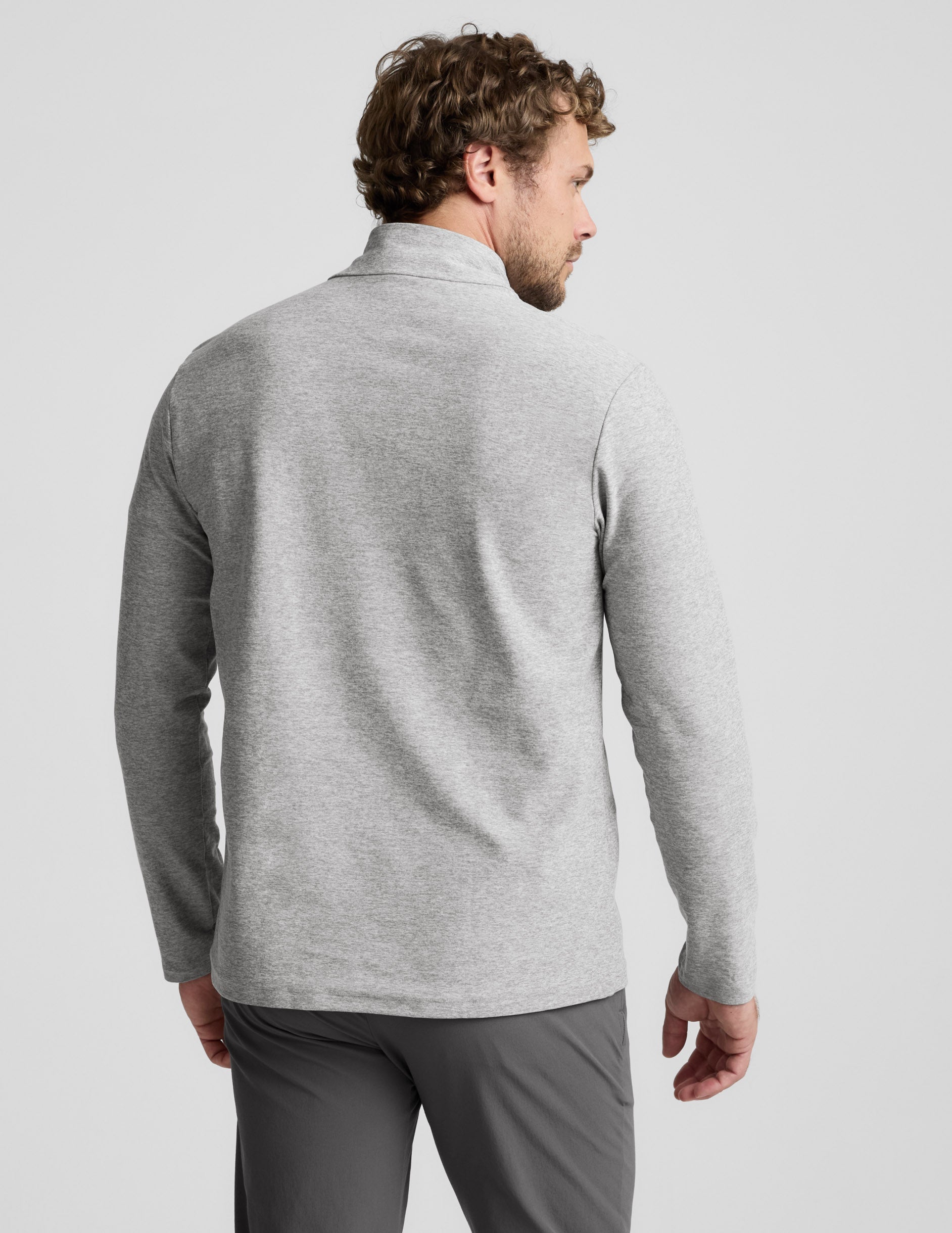 Spacedye™ Terrain Men's Quarter Zip Pullover