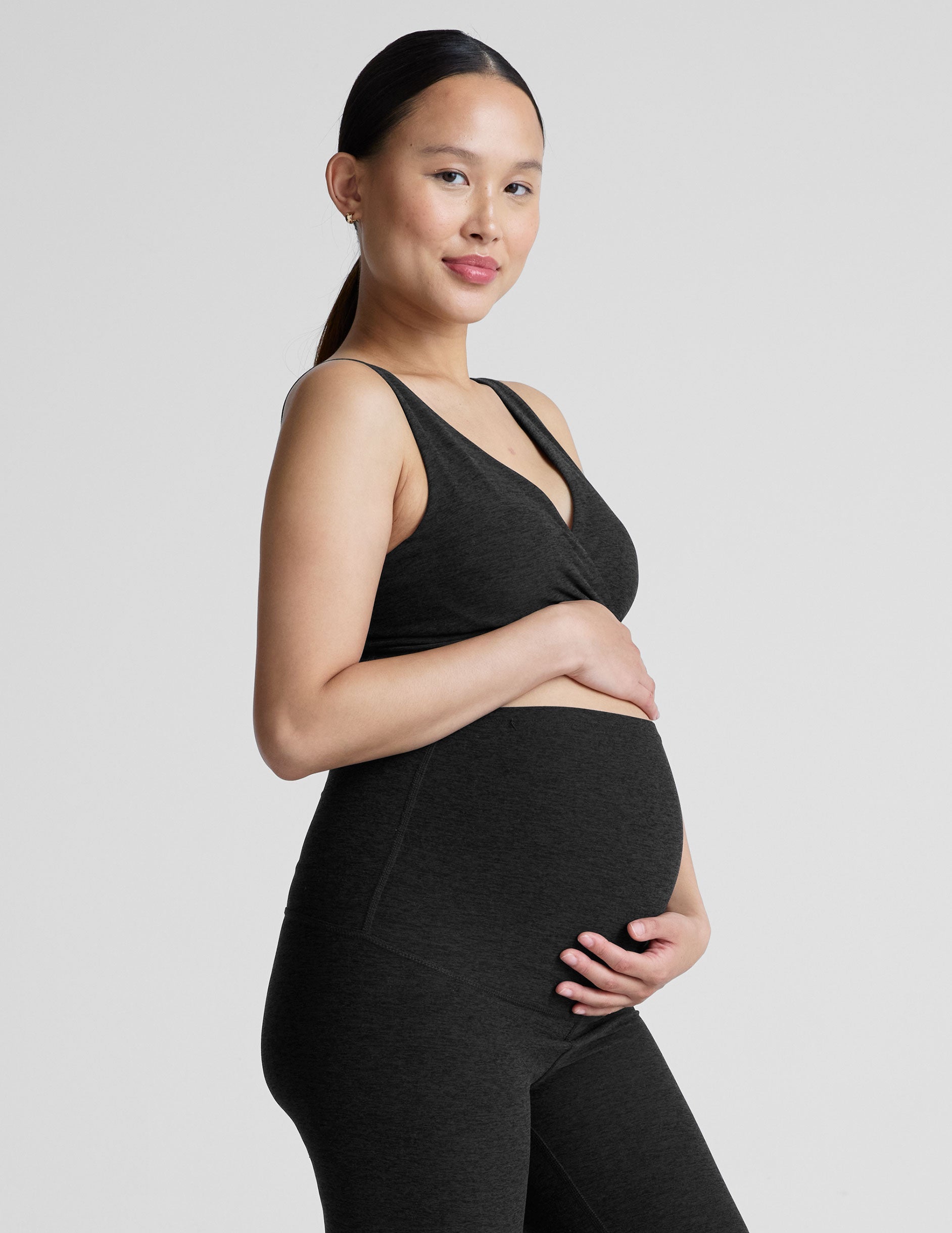 black nursing bra.