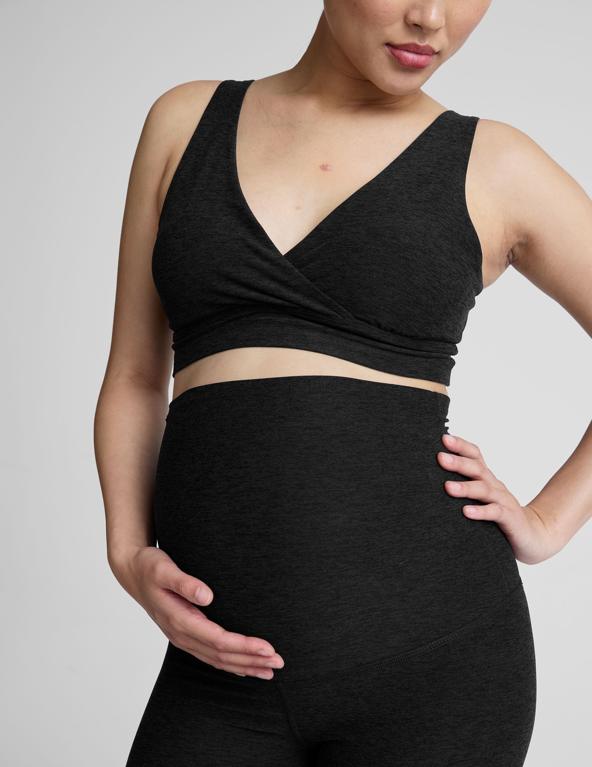 black nursing bra.