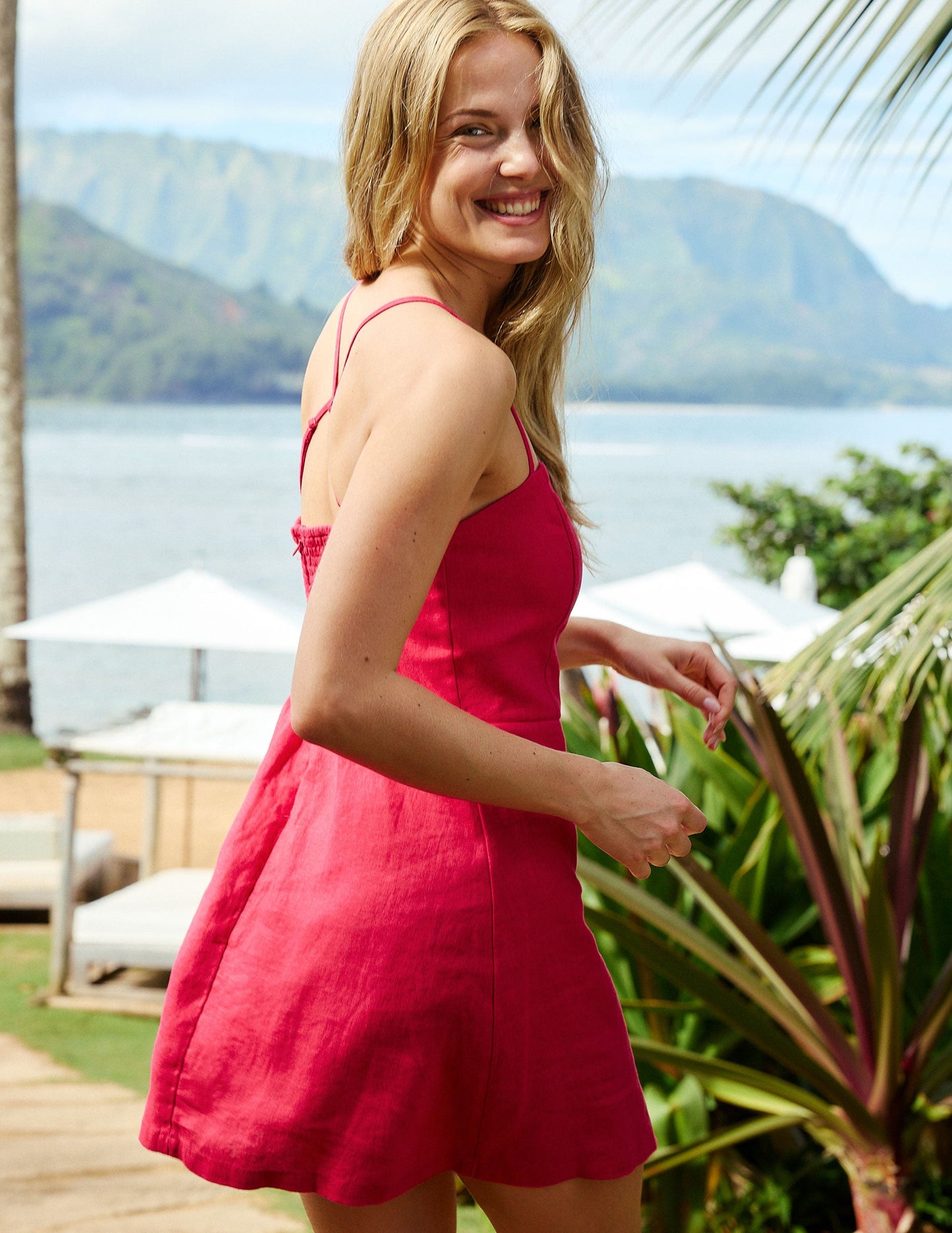 SoftWash Linen Seaside Mini Dress
